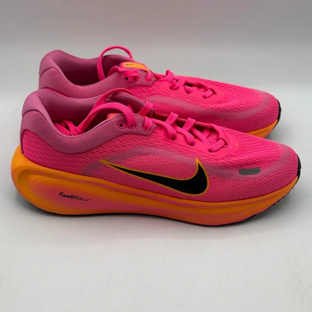Nike Stellar Ride Shoes Kids Size 5Y Pink Black Running HQ3266-603